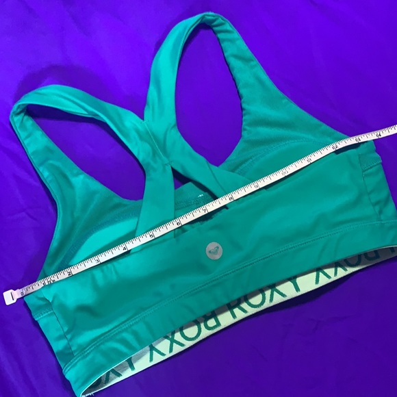 Roxy Spirit Sports Bra S/34 Mesh Sweetheart Pinch Front Racerback. New - Picture 6 of 11